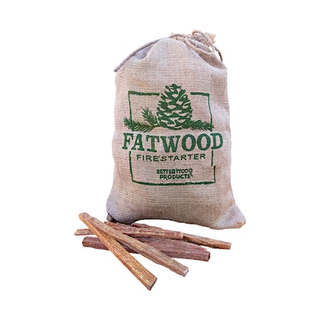 Better Wood Products Better Wood Products Fatwood Pine Resin Stick Fire Starter 15 min 4 lb 09940